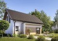 Wnętrze domu V2 – przestronny salon i kuchnia